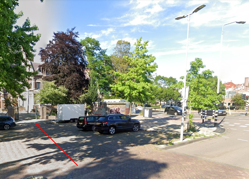 Ingang plebanie Emmaplein streetview