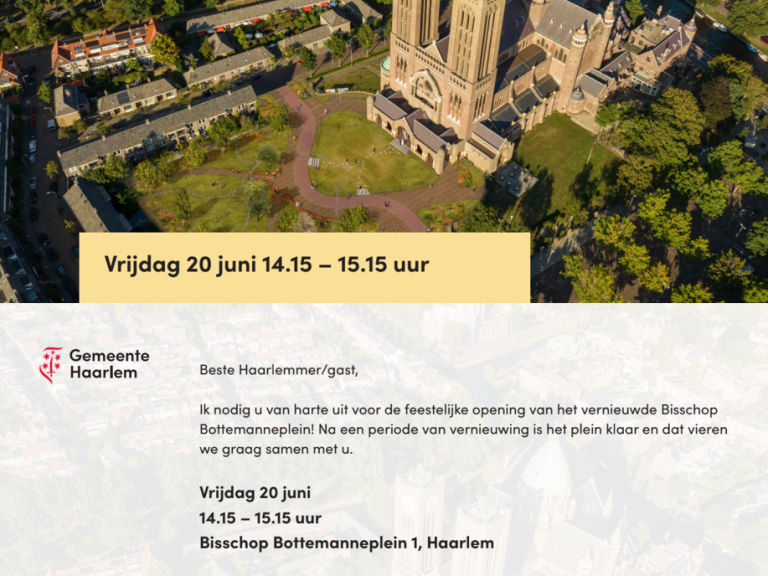 Opening Bavoplein 20 jun 1415u
